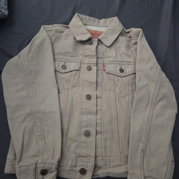 Levi's Boys Beige Jean Jacket - Picture 1 of 2